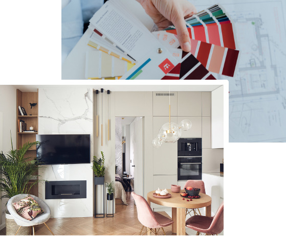 Usługi projektowania wnętrz dobór kolorów